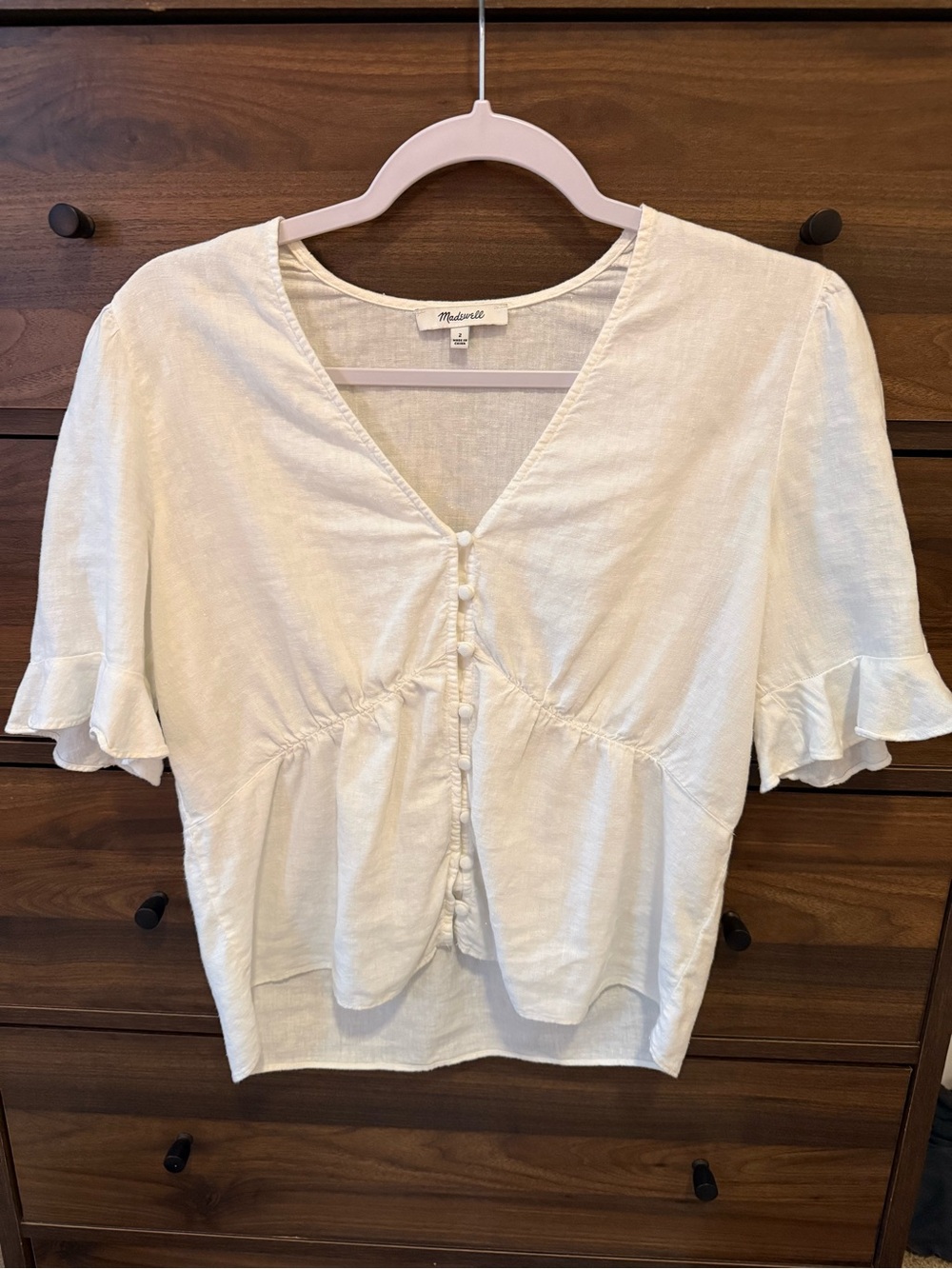 Madewell Button Up Dainty Blouse